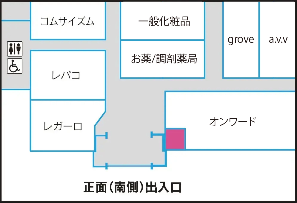 イオン福島店マップ